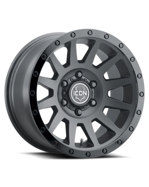 Felga ICON ALLOYS Compression DBL BLK - 17x8.5 / 5x5 / ET-6 / 4.5'' BS