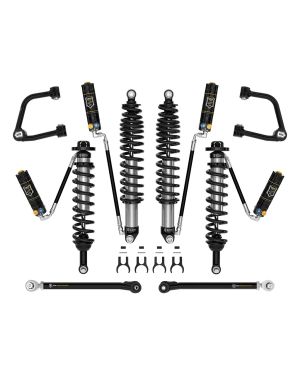 Zestaw Zawieszenia ICON Ford Bronco 2-3'' Lift, Stage 6 CDXS, Rurowe Wahacze, Sprężyny HD (z pakietem Sasquatch)