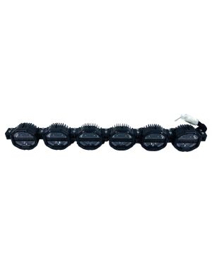 Zestaw 6 Lamp 4'' Z Wiązkami i Mocowaniem, Światło Białe, Biały + Żółty DRL