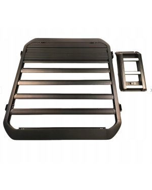 Bagażnik Platforma Aluminiowa z Drabinką Teleskopową Wrangler JL 4 Drzwi